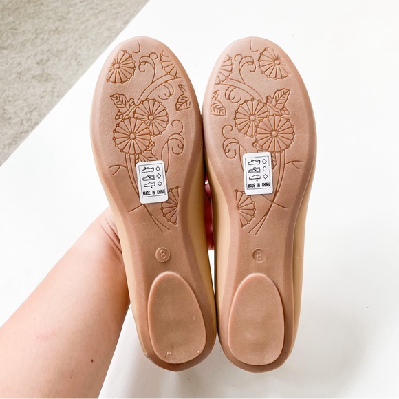 NWT Stella Elva Camel Round Toe Flats F11920 - Picture 5 of 8